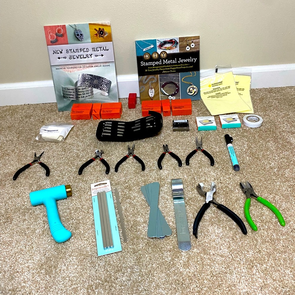 Metal Jewelry Making - Metal Stamp - Entire Set